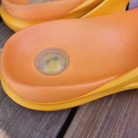 Hawaiian Jellys Ultra Comfort Papaya Unisex Flip Flop Sandal Sz 11 - Picture 5 of 11
